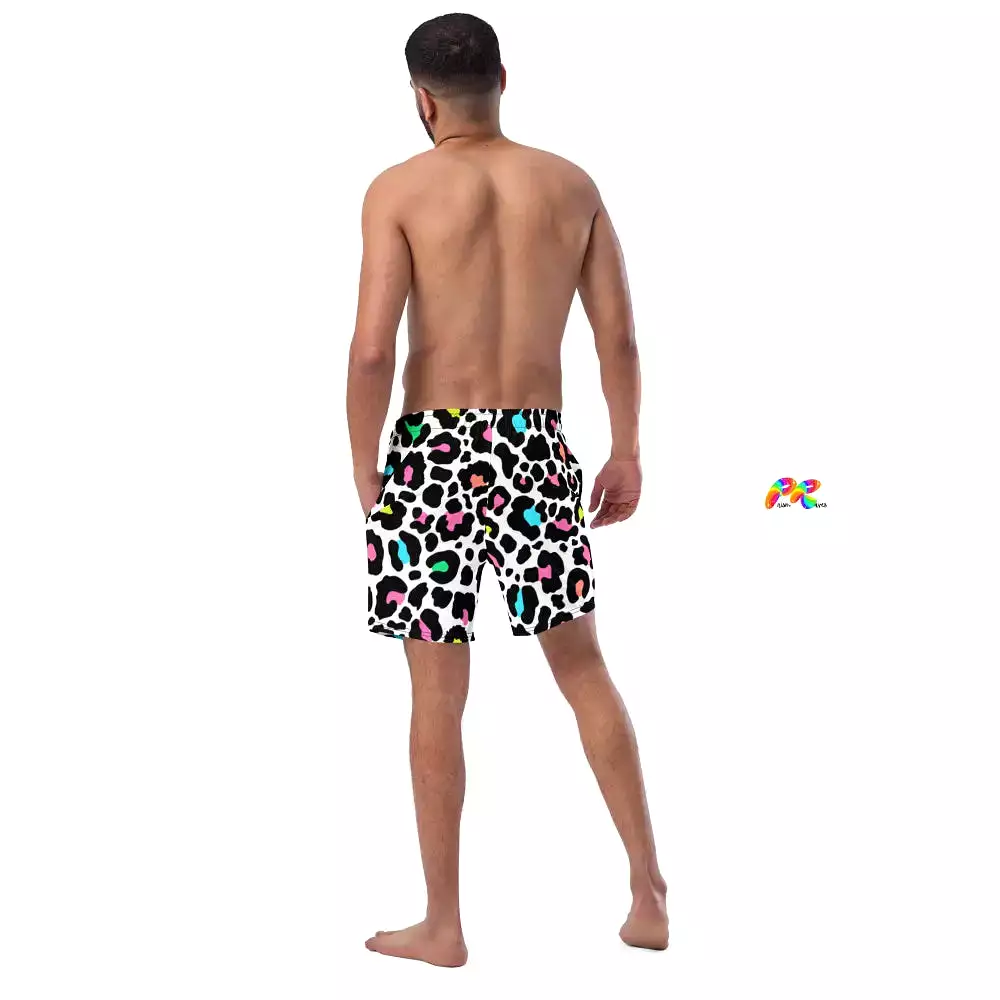 Men's Leopard Print Swim Trunks