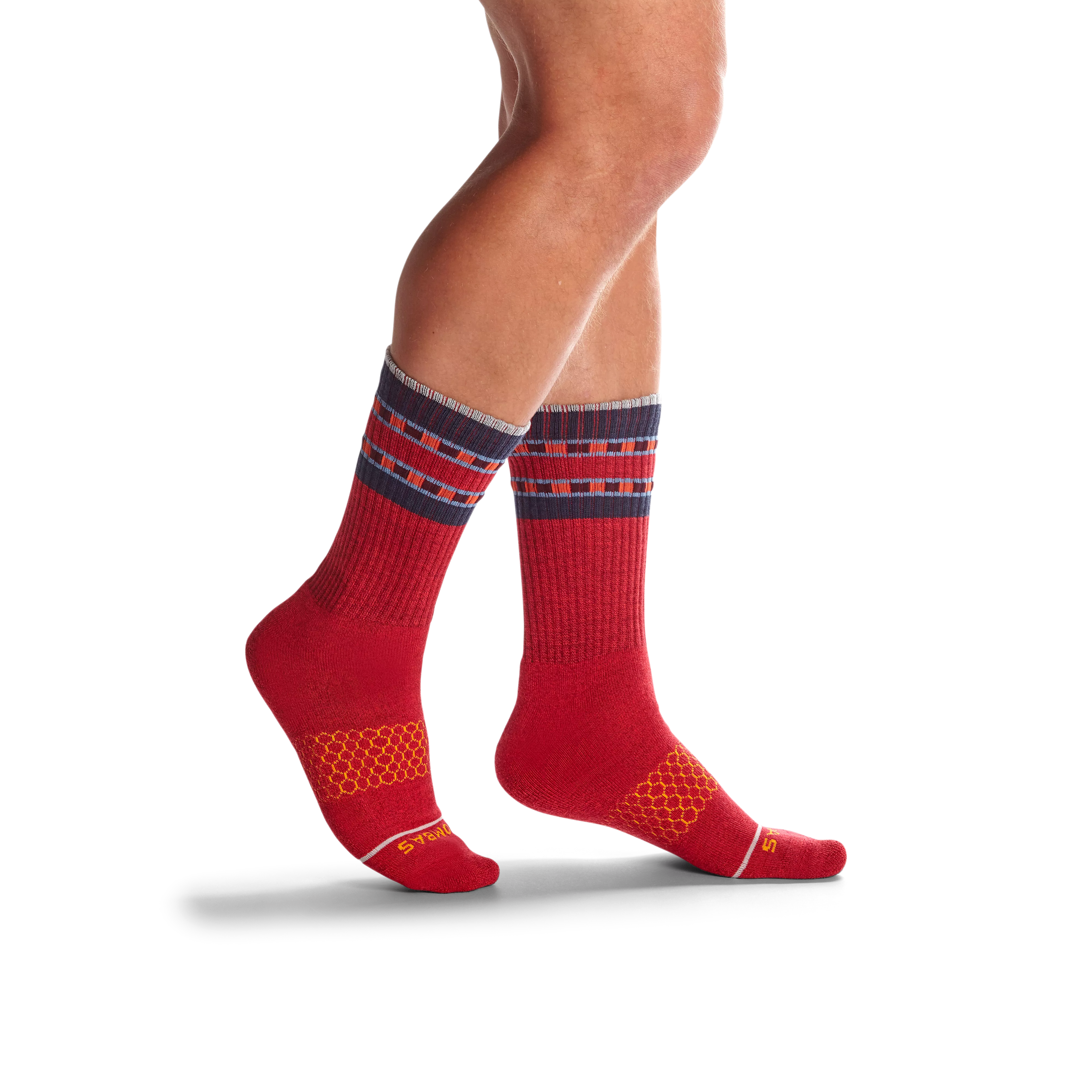 Men's Merino Wool Blend Calf Sock 4-Pack Gift Box