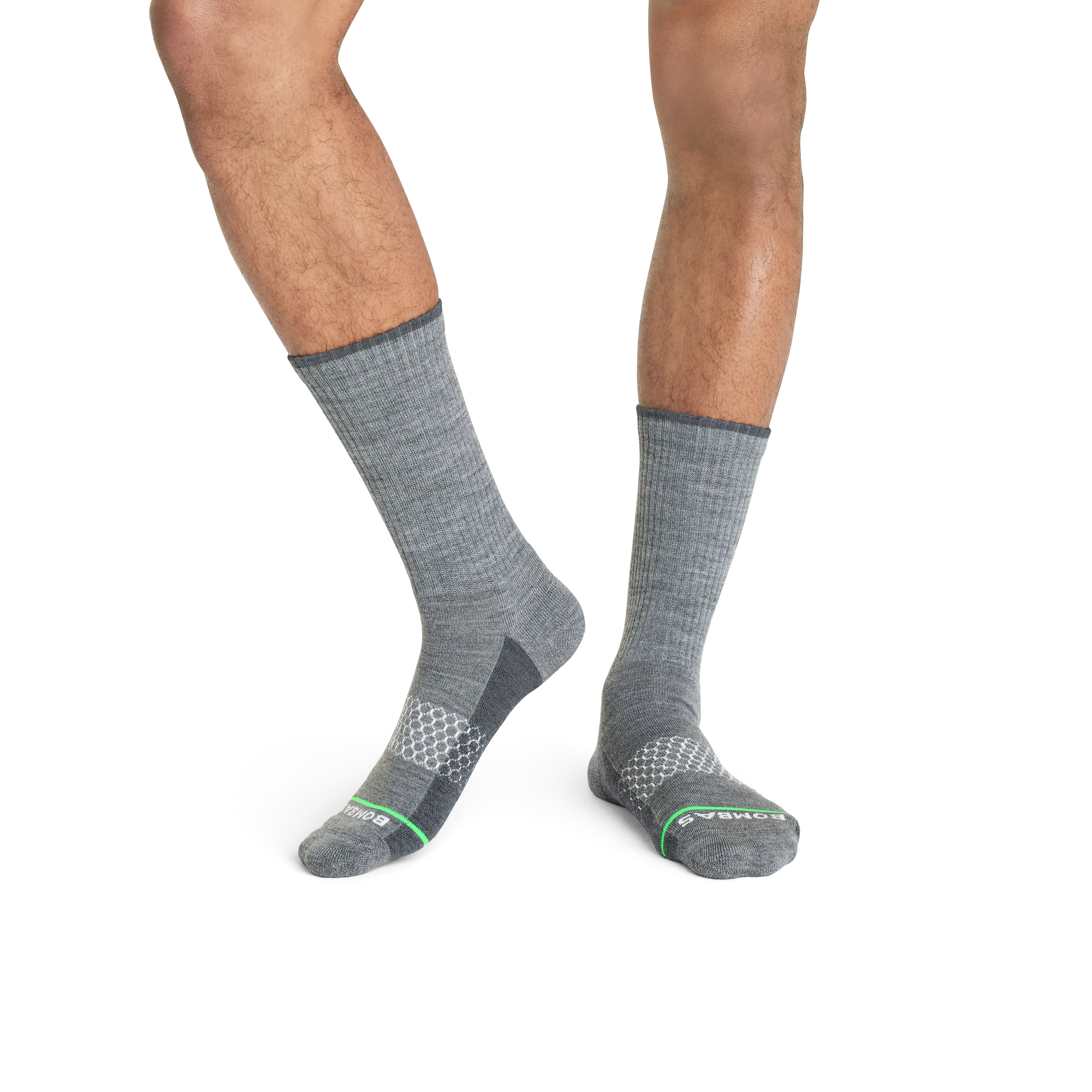 Men's Merino Wool Blend Calf Sock 4-Pack