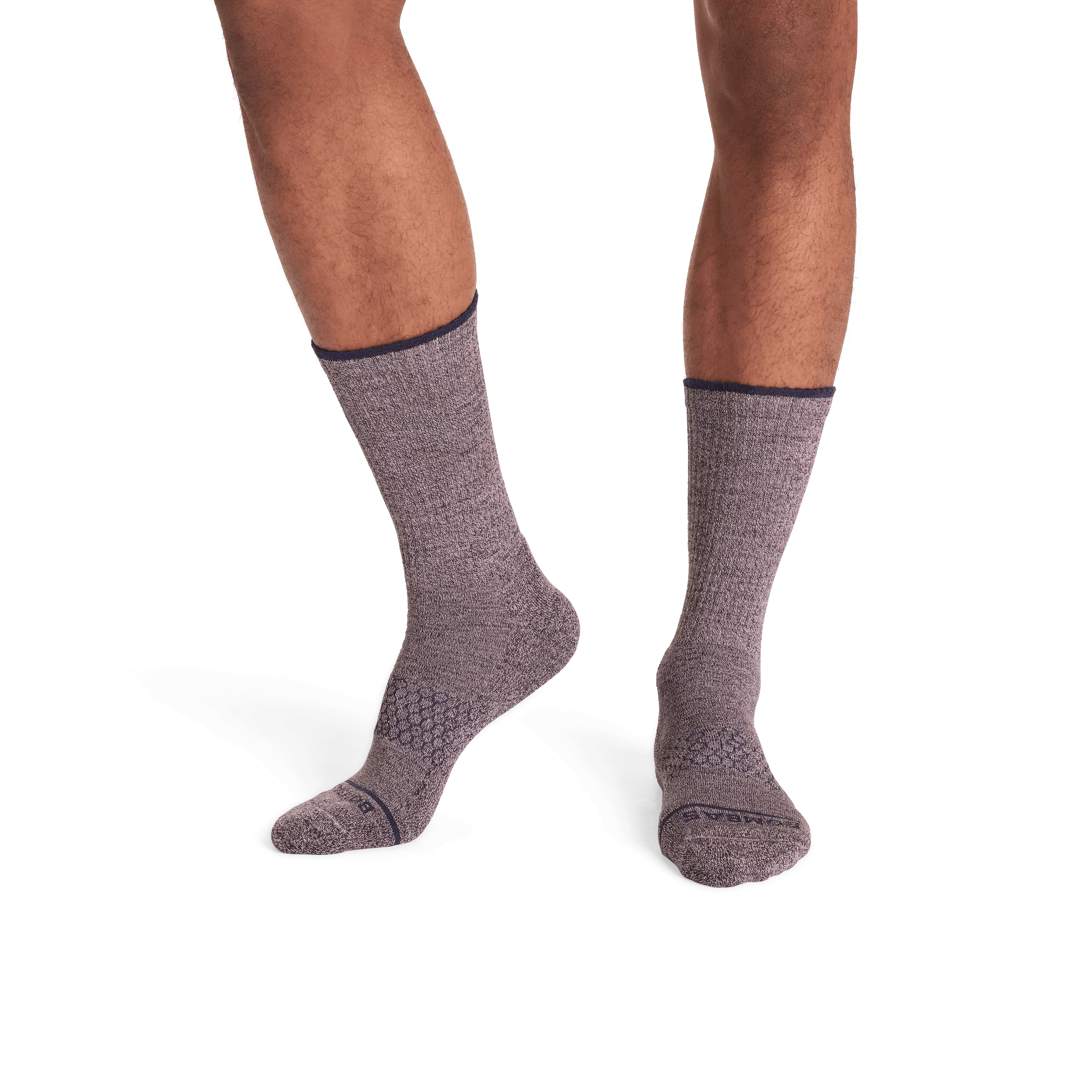 Men's Merino Wool Blend Calf Sock 4-Pack