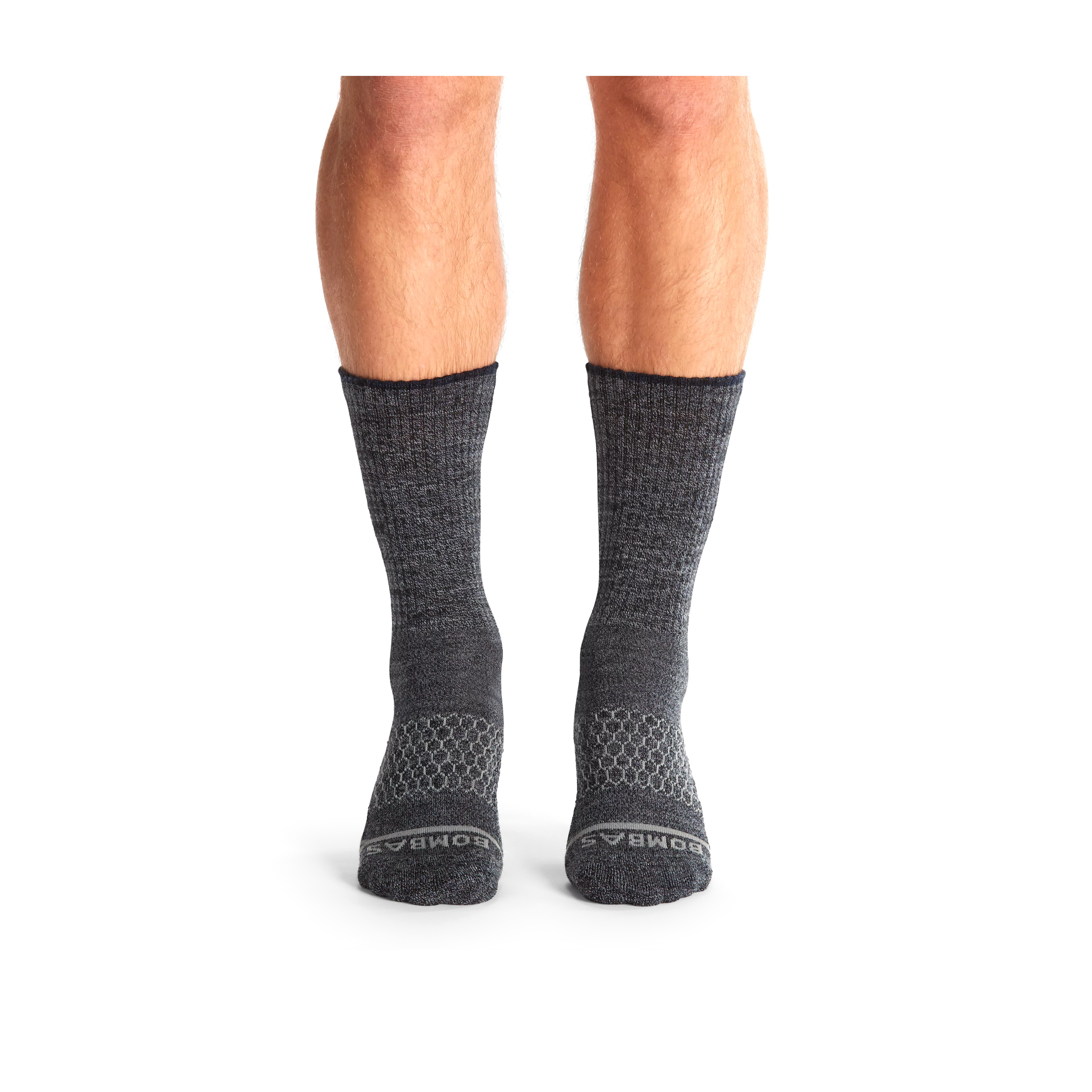 Men's Merino Wool Blend Calf Sock 8-Pack