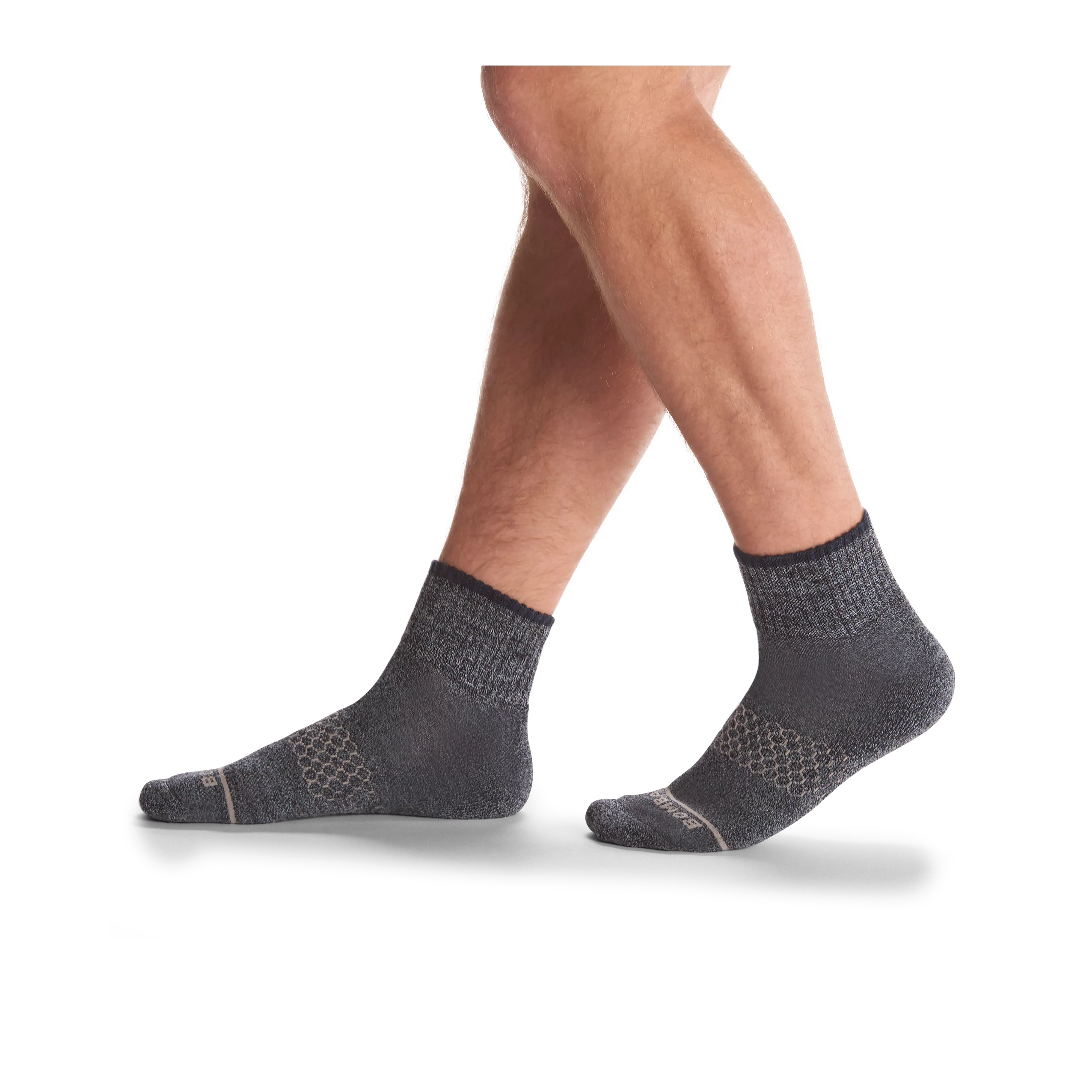 Men's Merino Wool Blend Quarter Sock 4-Pack