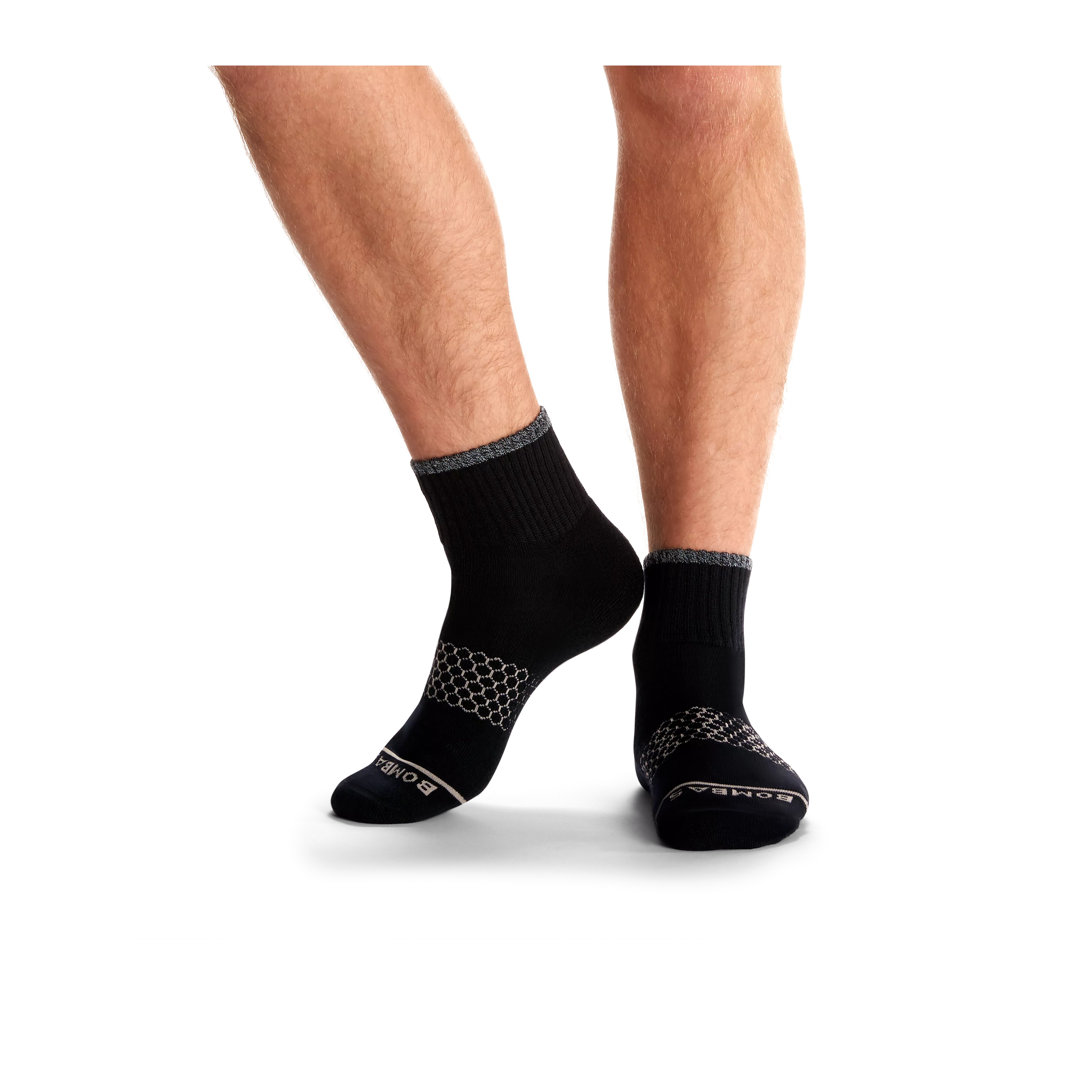 Men's Merino Wool Blend Quarter Sock 4-Pack