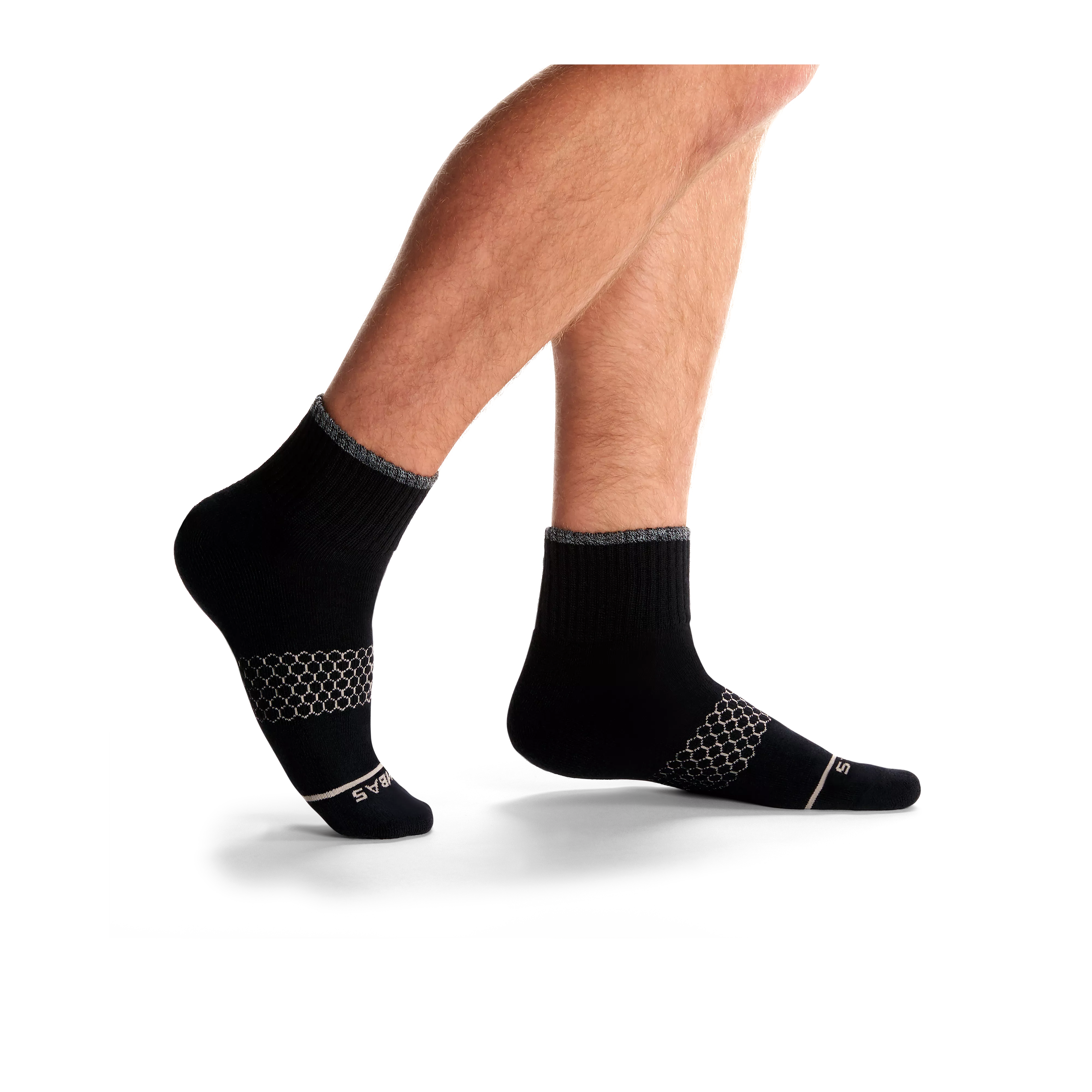 Men's Merino Wool Blend Quarter Sock 4-Pack