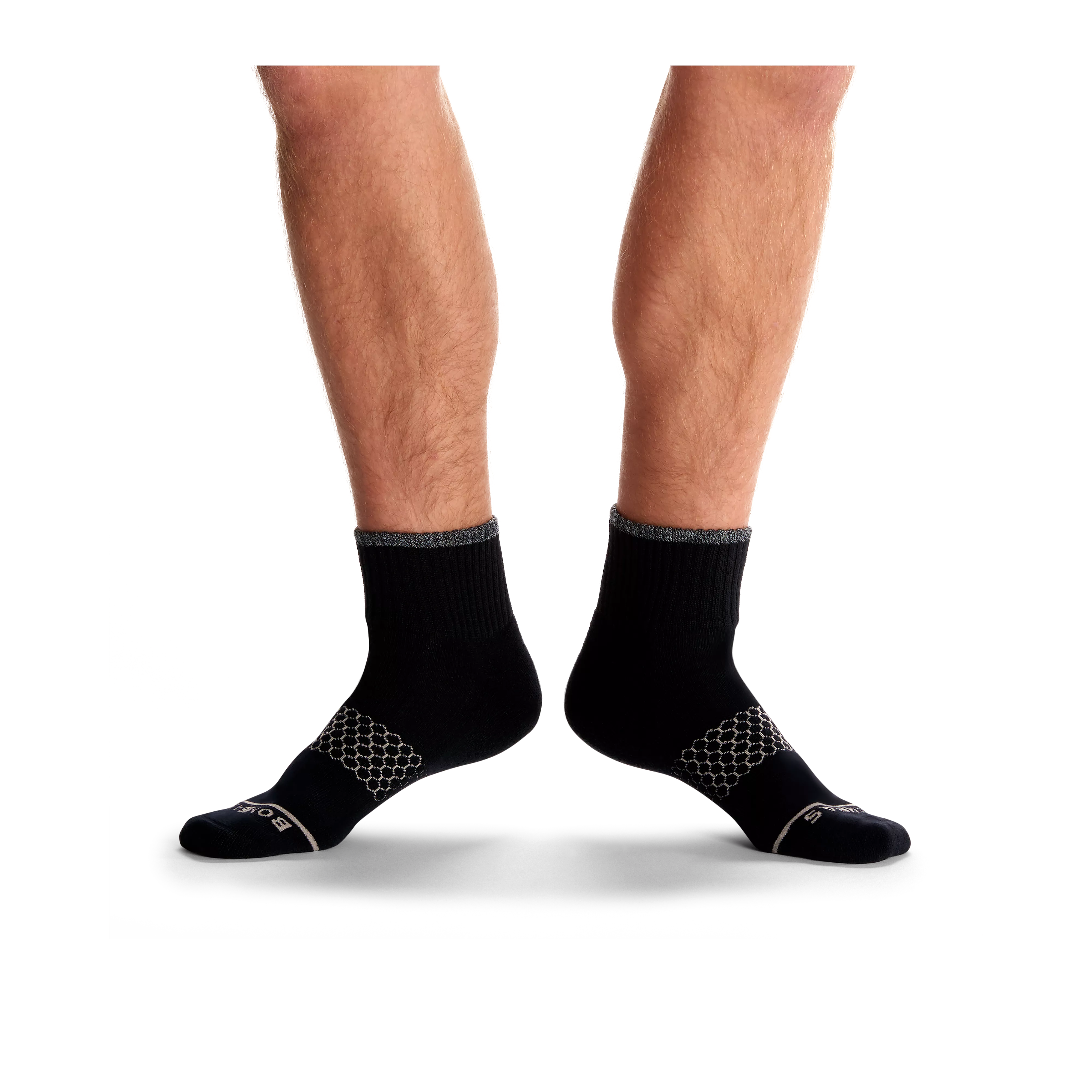 Men's Merino Wool Blend Quarter Sock 4-Pack