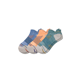 Men's Merino Wool Blend Running Ankle Sock 3-Pack