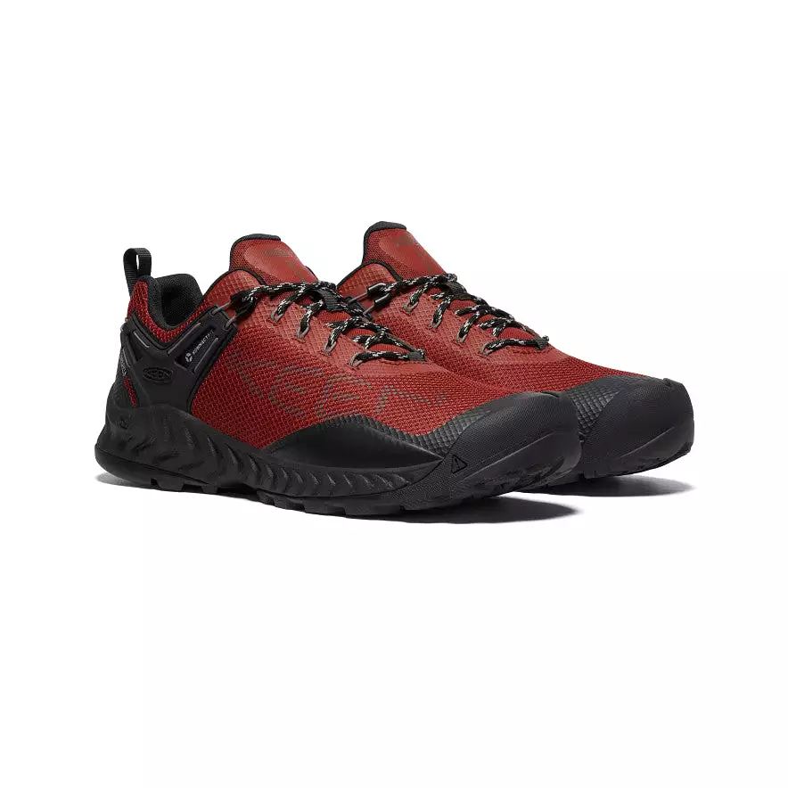 Men's NXIS EVO Waterproof Shoe | Fired Brick/Black