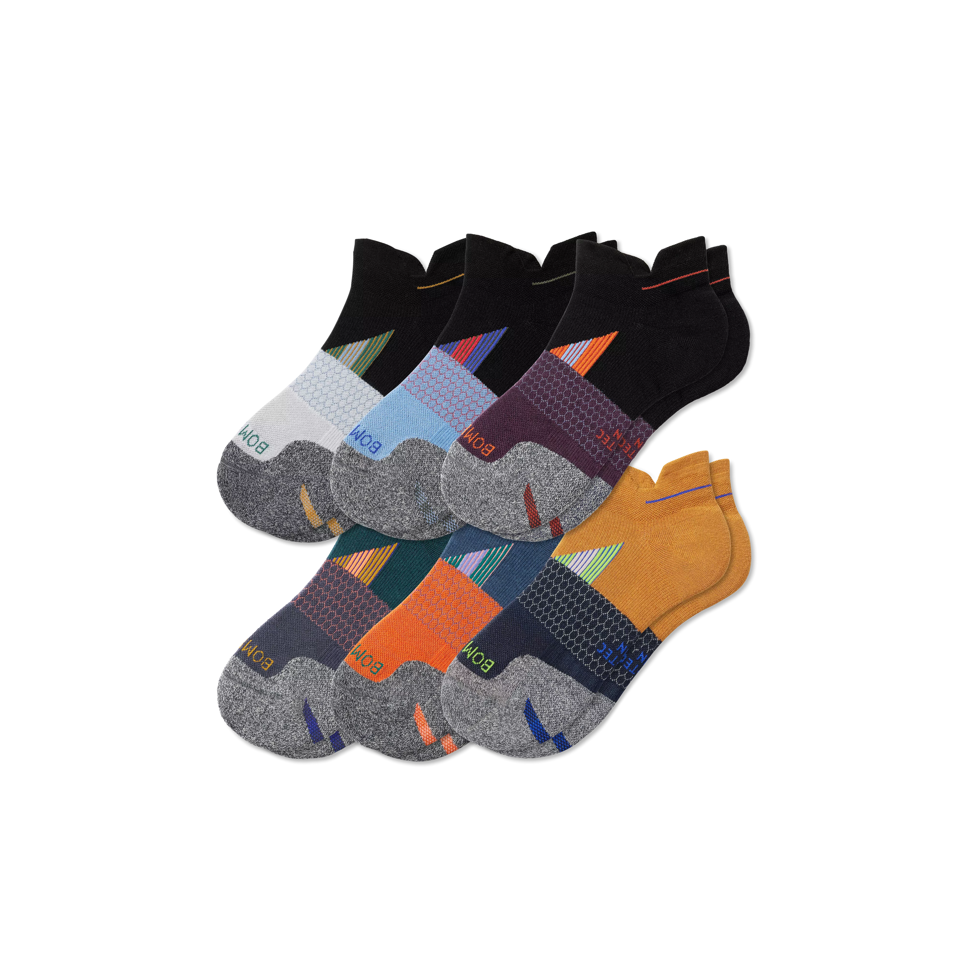 Men's Running Ankle Sock 6-Pack