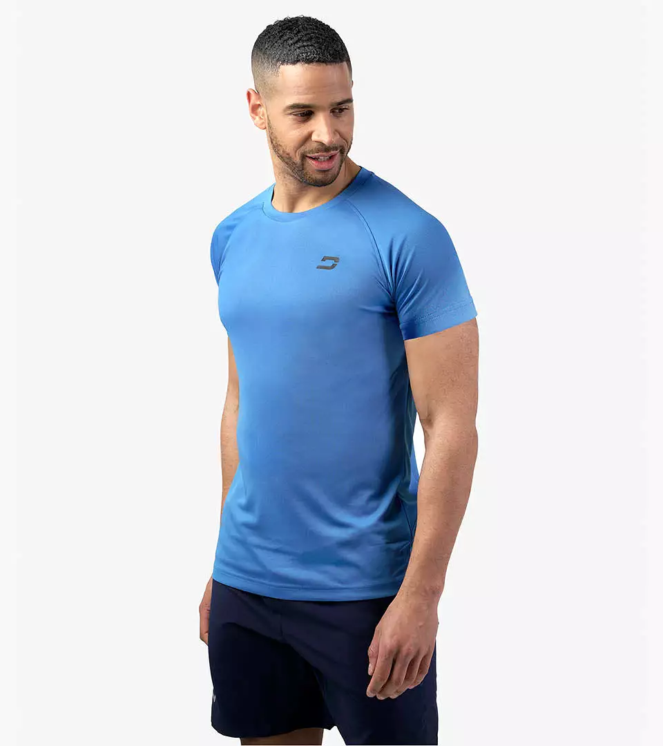 MEN'S TRAINING T-SHIRT - BLUE