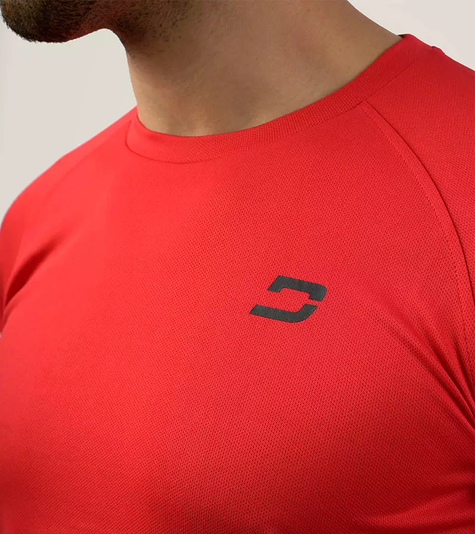 MEN'S TRAINING T-SHIRT - RED