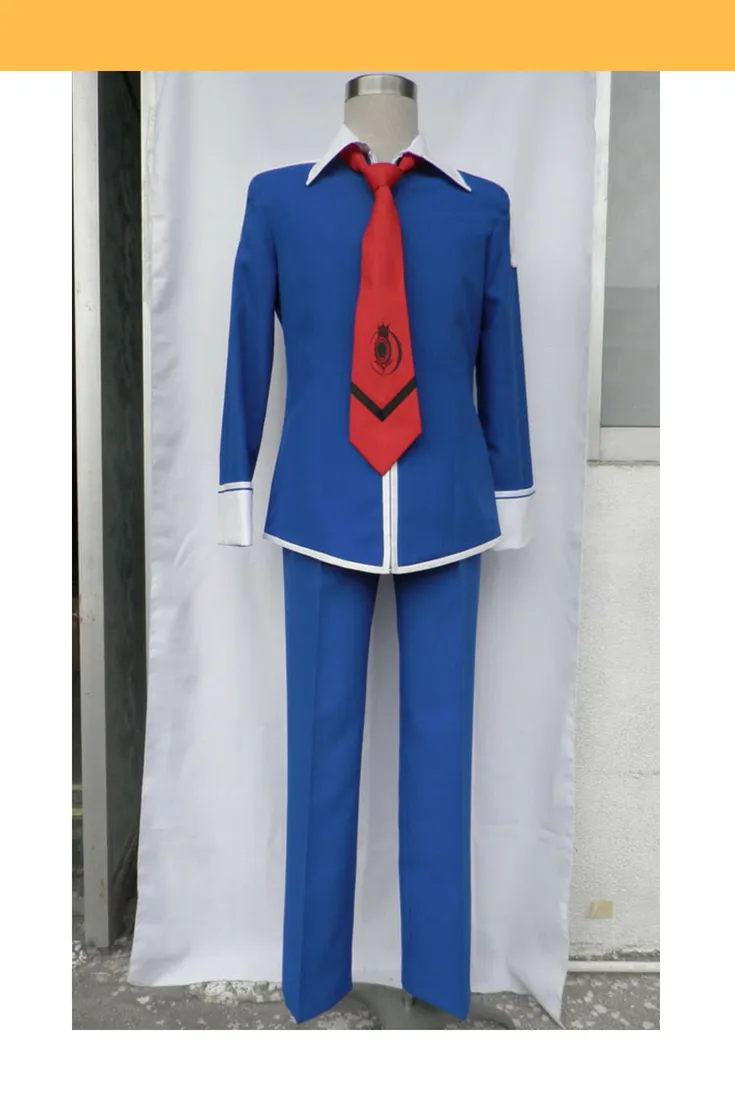 Momogumi Plus Senki Aitan Private School Male Winter Uniform Cosplay Costume