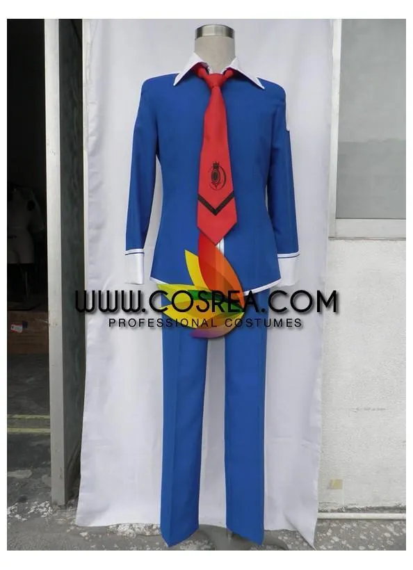 Momogumi Plus Senki Aitan Private School Male Winter Uniform Cosplay Costume