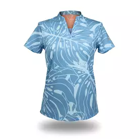 Monstera 2.0 Slate - OGA Women's Polo - Slate Blue