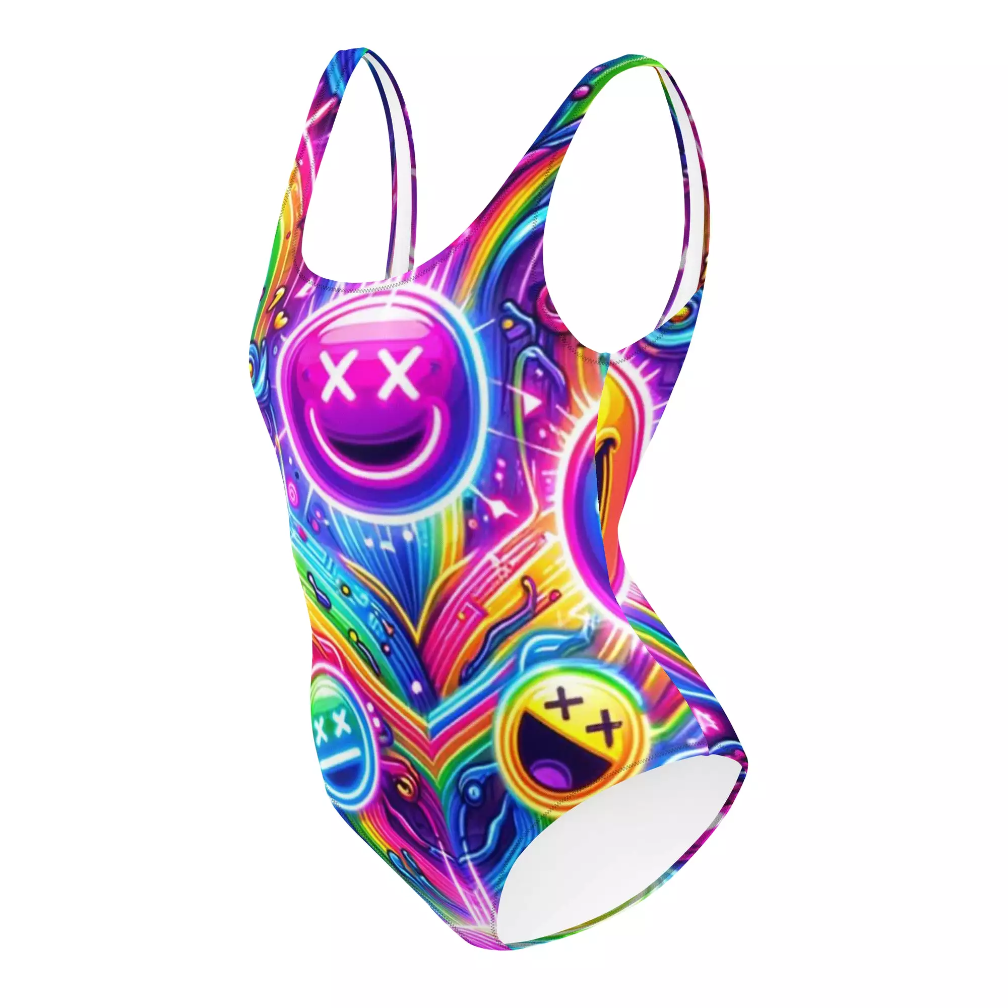 Neon Joy Rave One-Piece Swimsuit