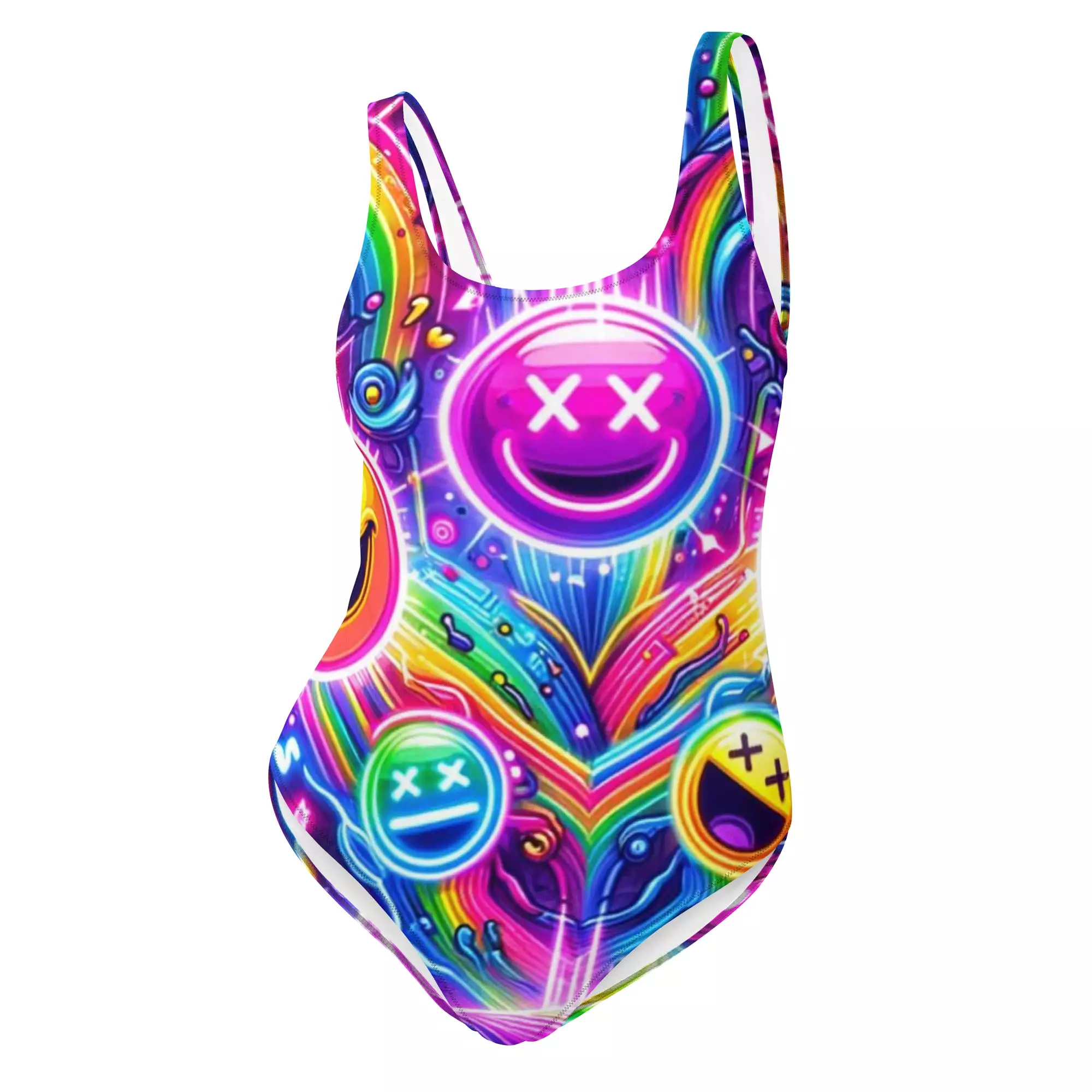 Neon Joy Rave One-Piece Swimsuit