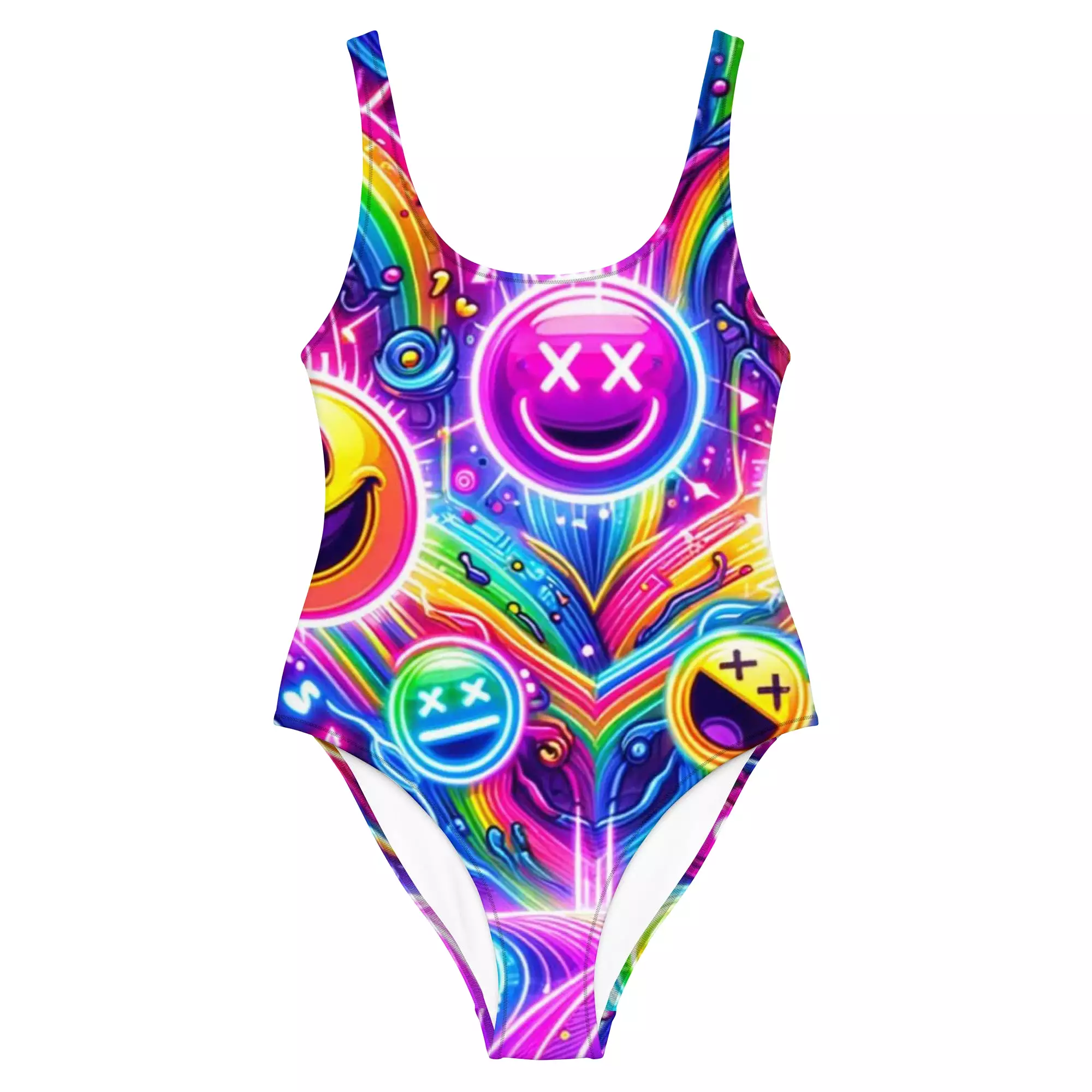 Neon Joy Rave One-Piece Swimsuit