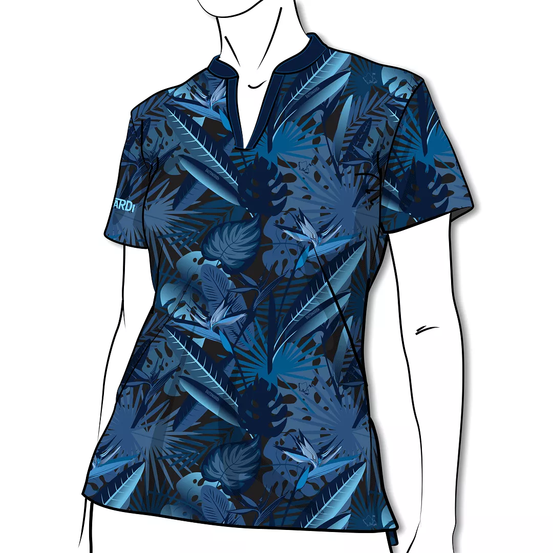 OGA X Bettinardi Tiki 24 - OGA Women's Polo - Tropical Blue