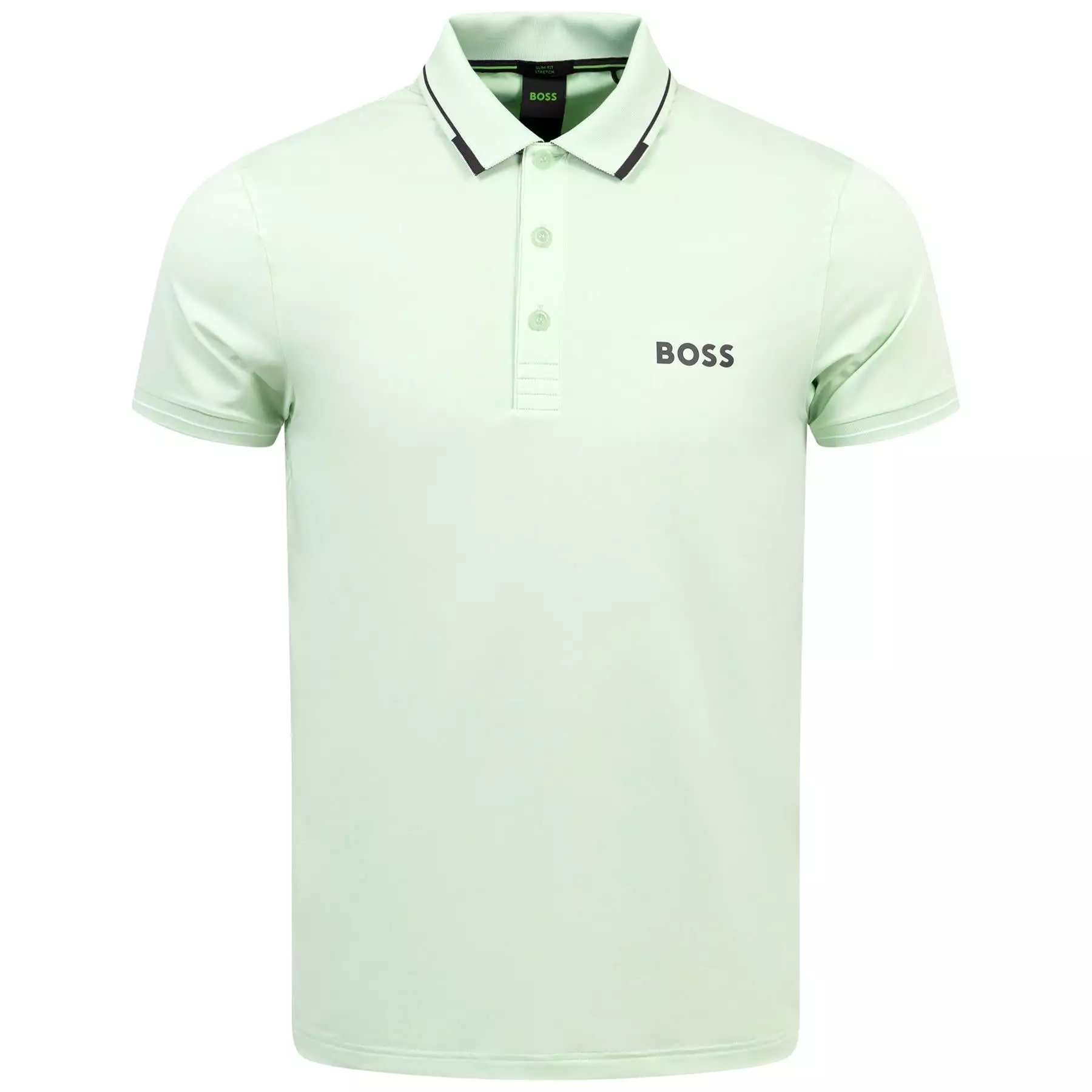 Paul Pro Slim Fit Polo Open Green - SU24