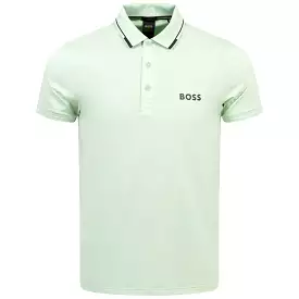 Paul Pro Slim Fit Polo Open Green - SU24