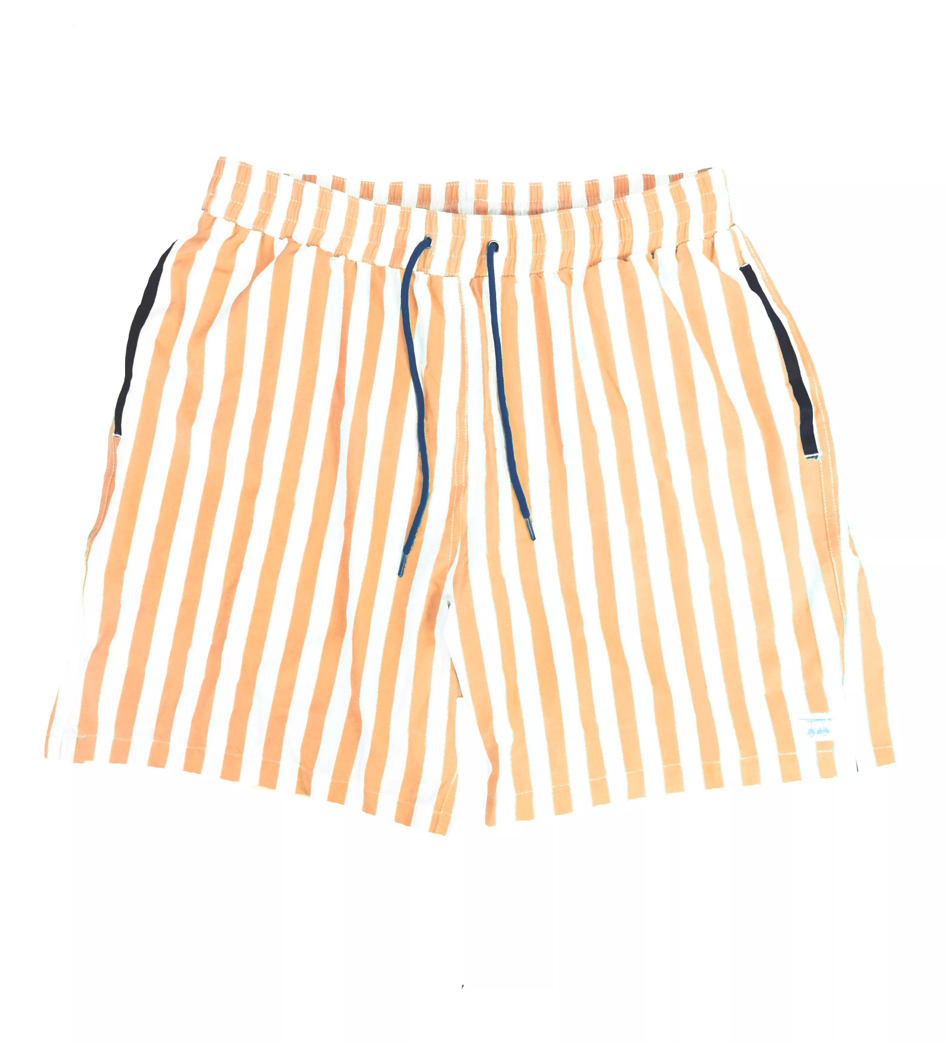 Peach/White Swim Trunks