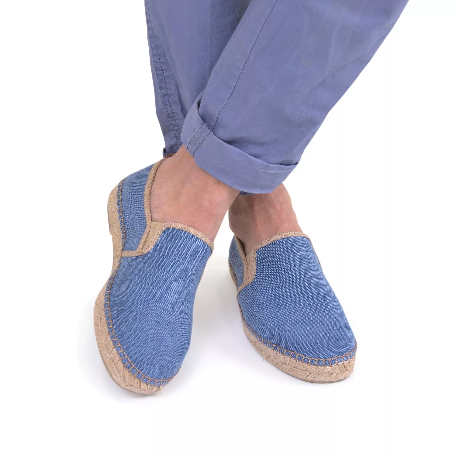 Plain Canvas Espadrilles for Men - Dallas