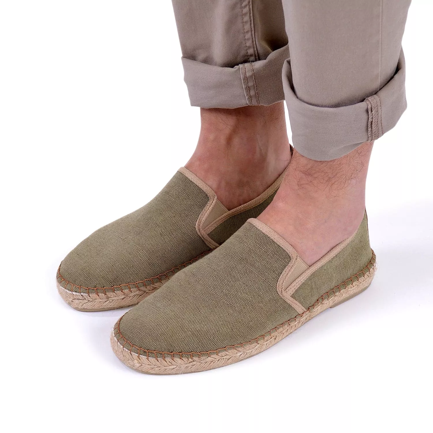 Plain Canvas Espadrilles for Men - Dallas