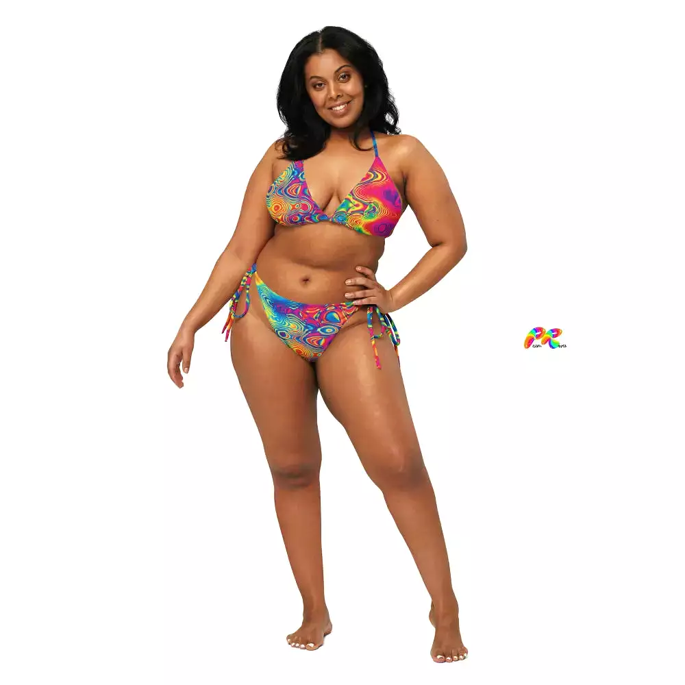 Radiant Hue Rave Bikini | Plus Size