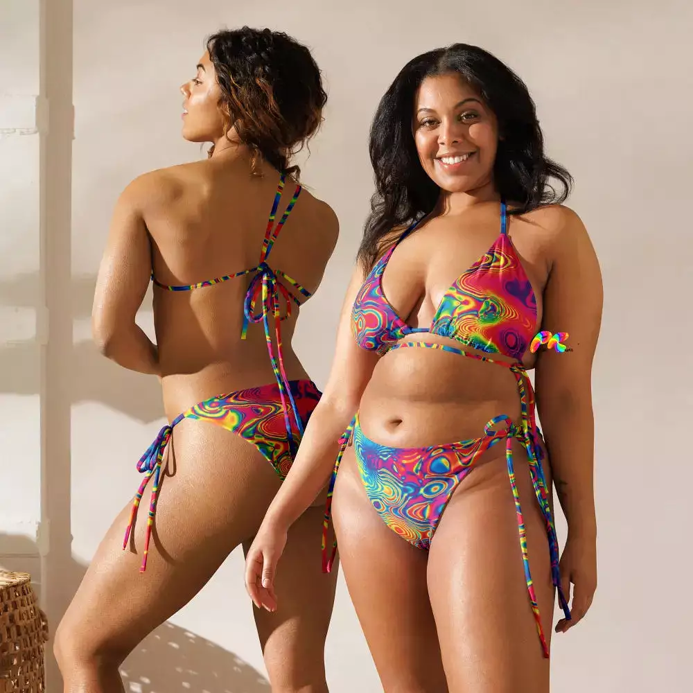 Radiant Hue Rave Bikini | Plus Size