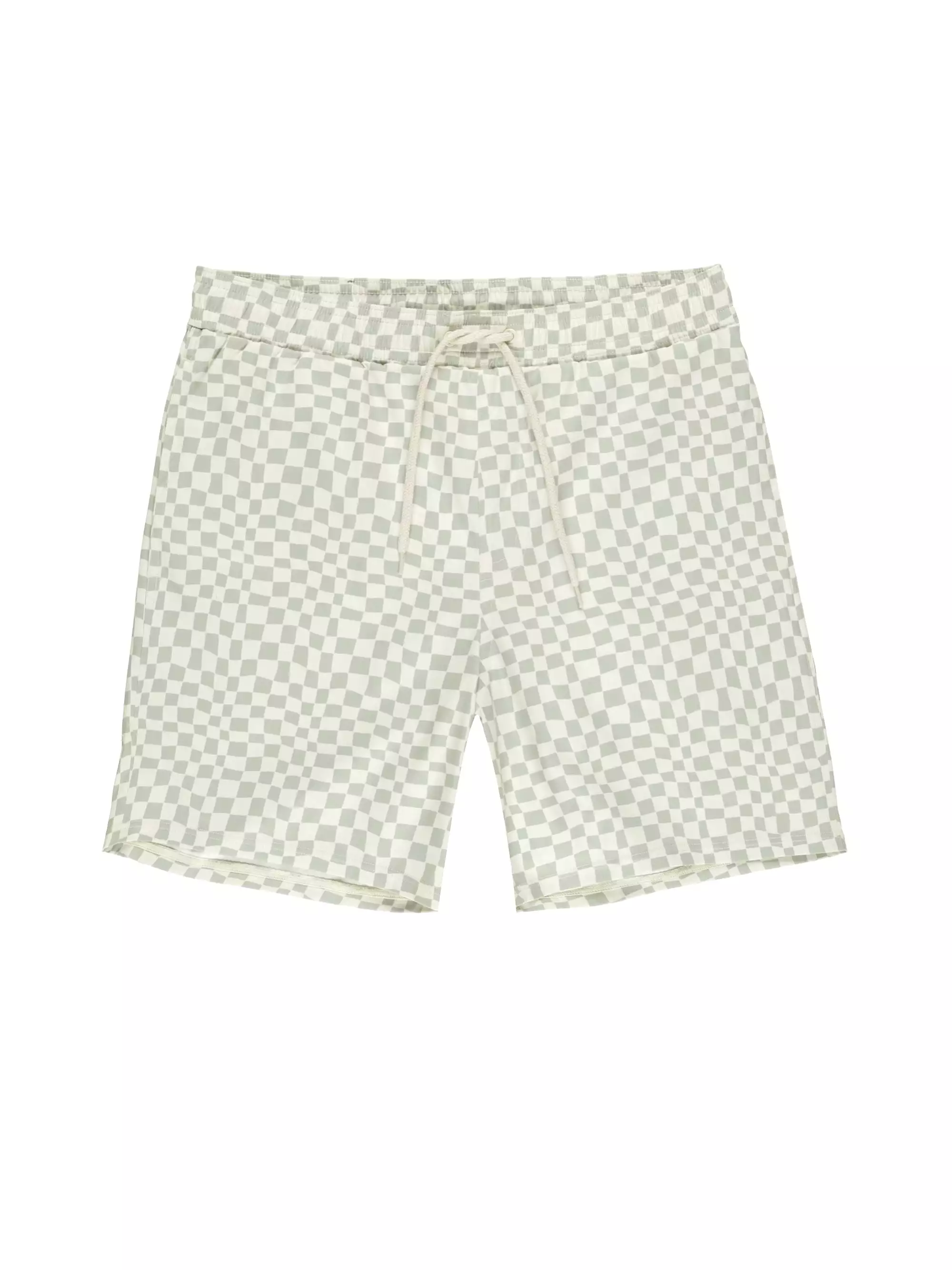 Rylee & Cru - Seafoam Check Men's Basic Boardshort