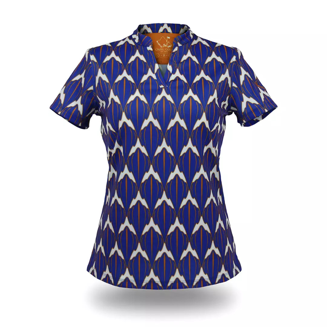 Shark Cobalt Rust - OGA Ladies Polo - Cobalt Blue