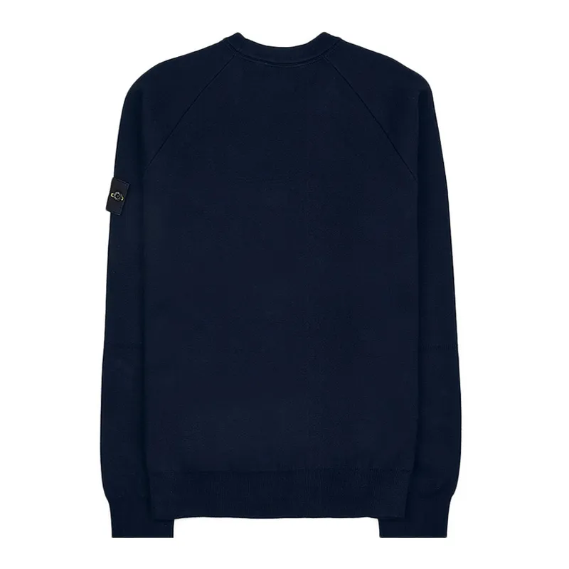 STONE ISLAND  |Crew Neck Street Style Long Sleeves Plain Cotton Logo