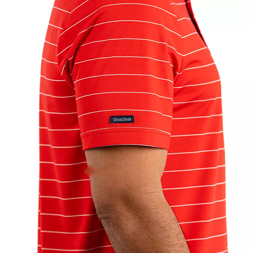 Striped It Polo