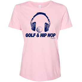 SwingJuice Short Sleeve Women's Relaxed Fit T shirt Golf & Hip Hop Pink