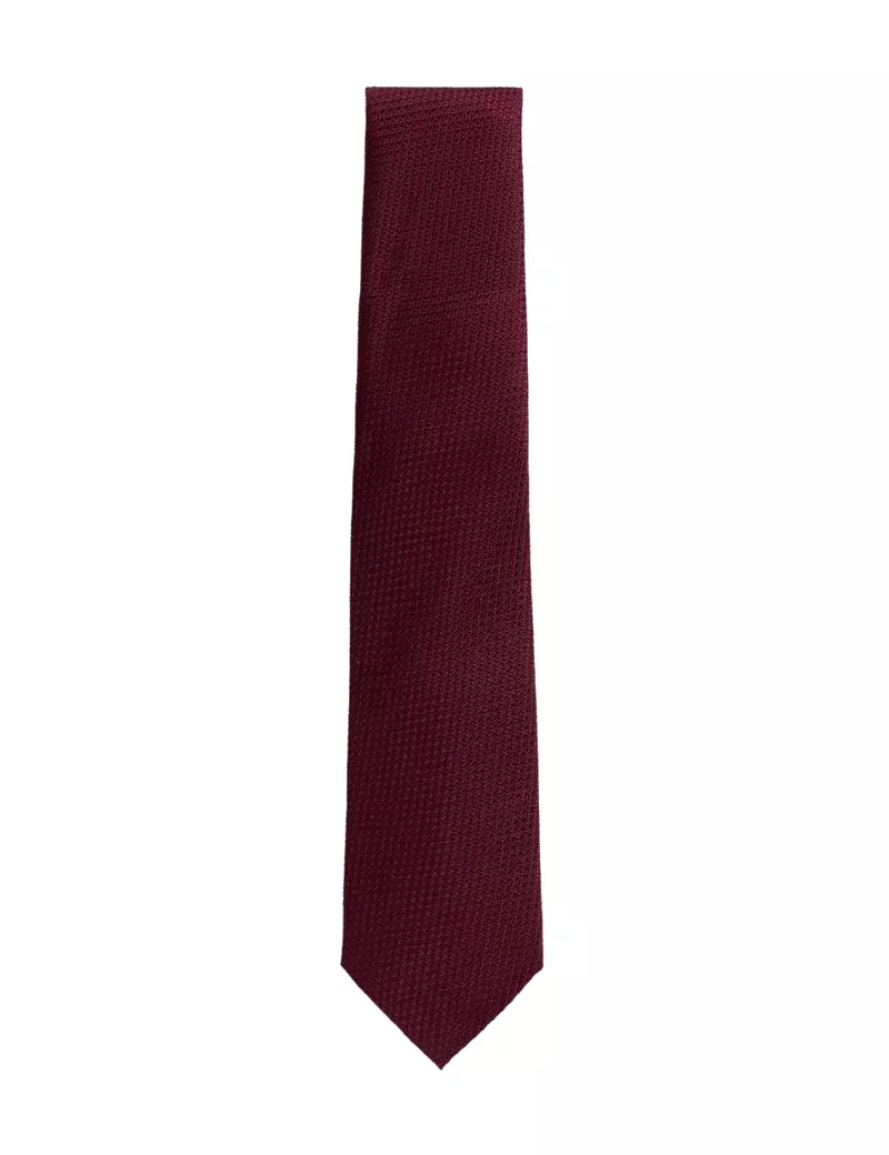 Textured Pure Silk Tie