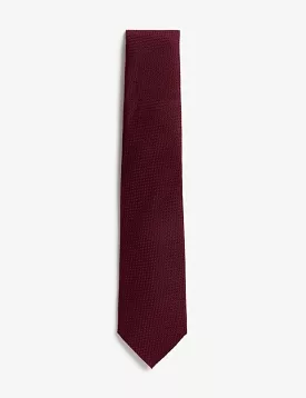 Textured Pure Silk Tie