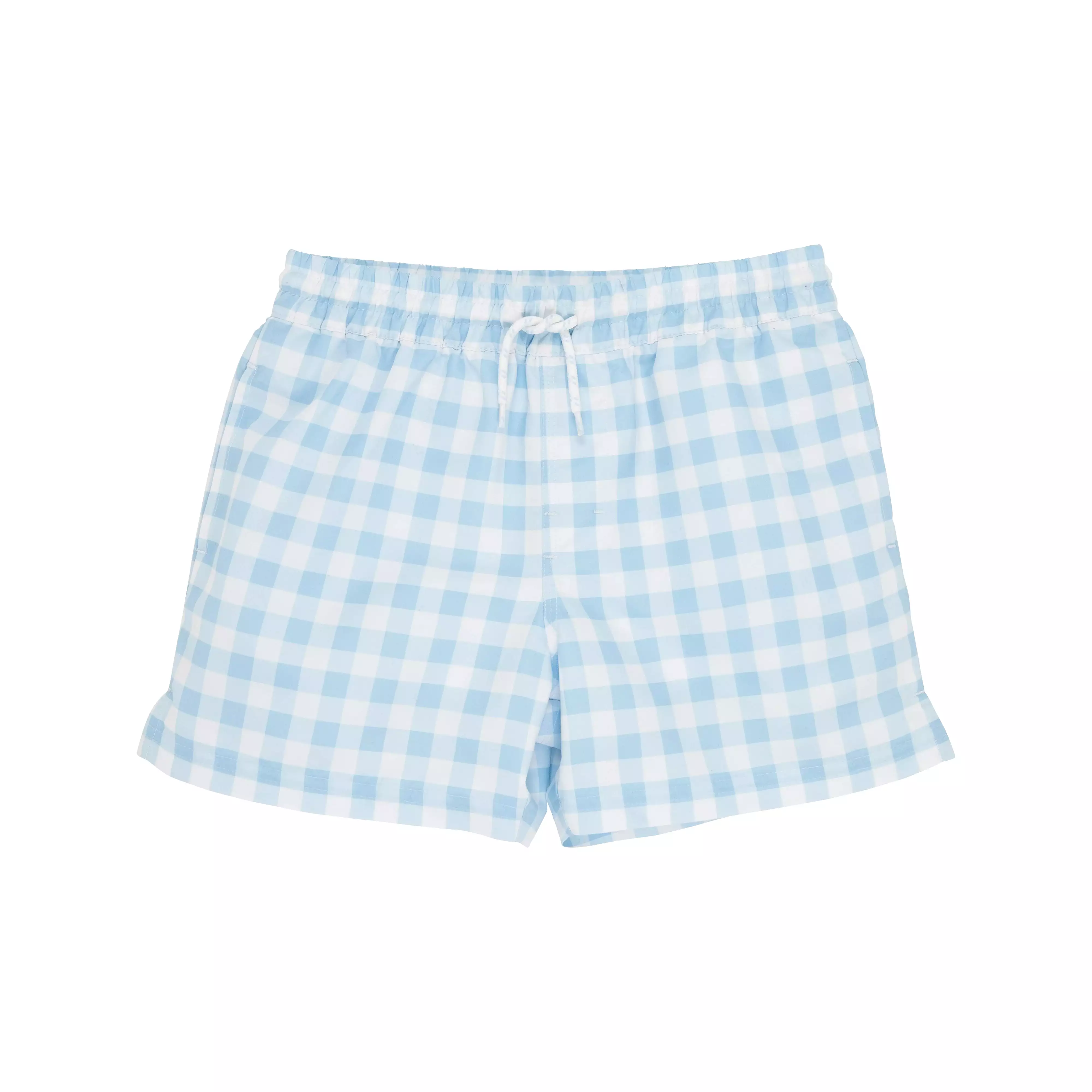 The Beaufort Bonnet Company - Buckhead Blue Gingham Tortola Swim Trunks