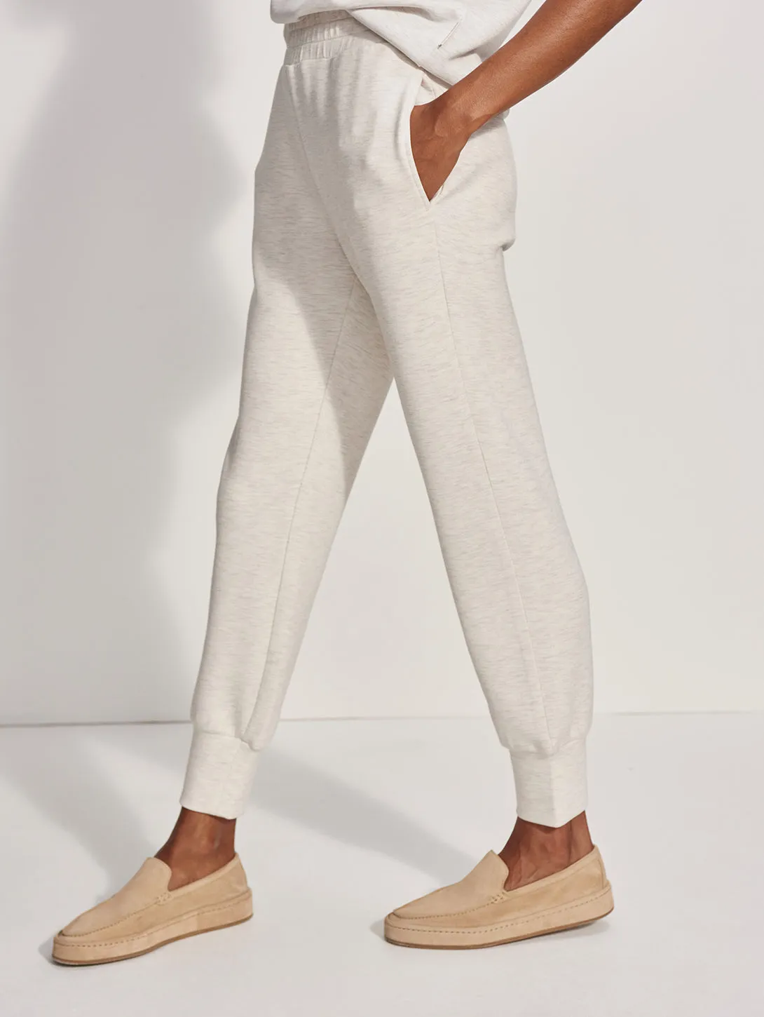 The Slim Cuff Pant 25 - Ivory Marl