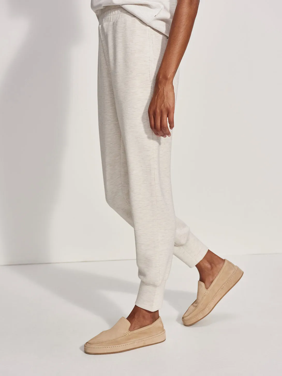 The Slim Cuff Pant 25 - Ivory Marl