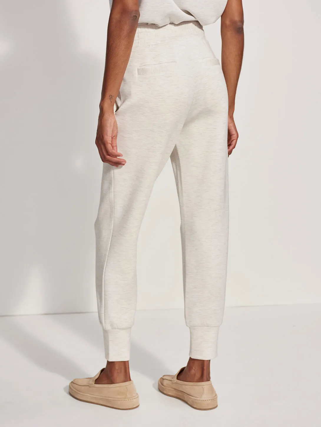 The Slim Cuff Pant 25 - Ivory Marl