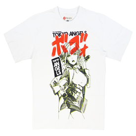 Tokyo Angels Tee (White) /D17