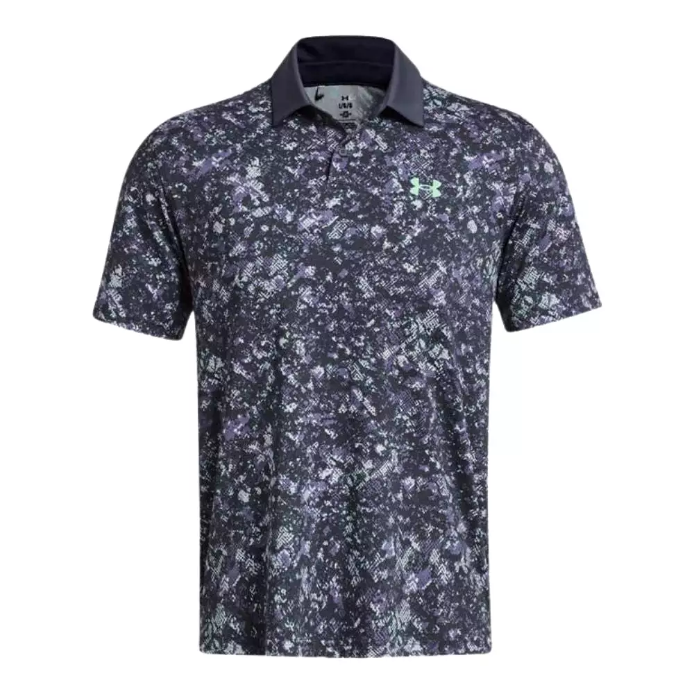 Under Armour Men's UA Tee To Green Printed Polo