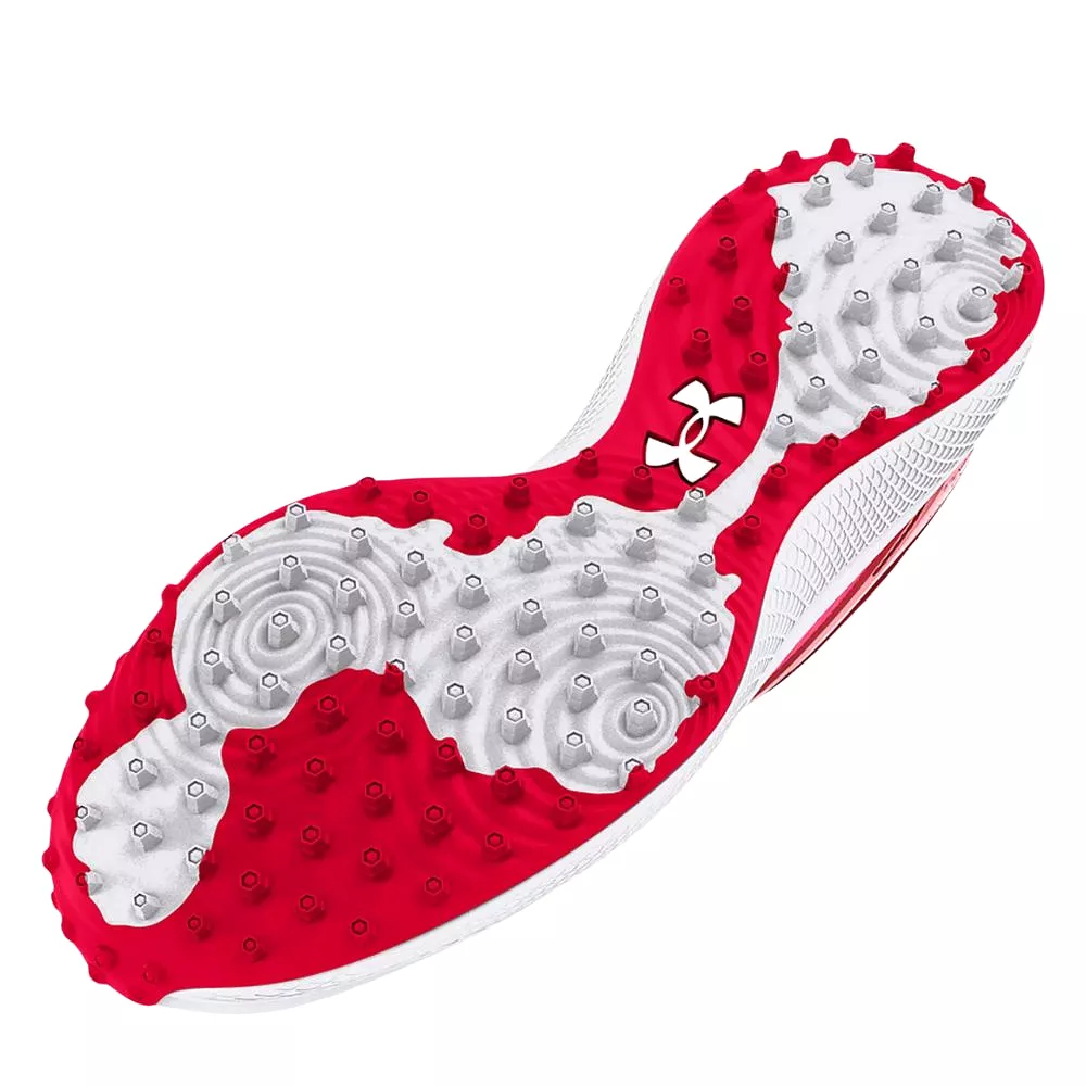 Under Armour Men's UA Yard Turf Baseball Shoes - Red/White