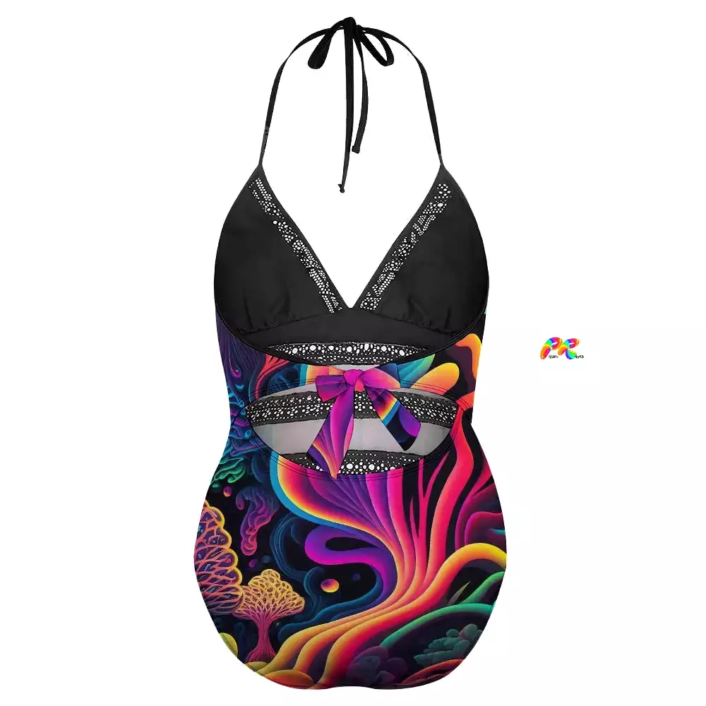 Underwater Flow Plus Size Swimsuit