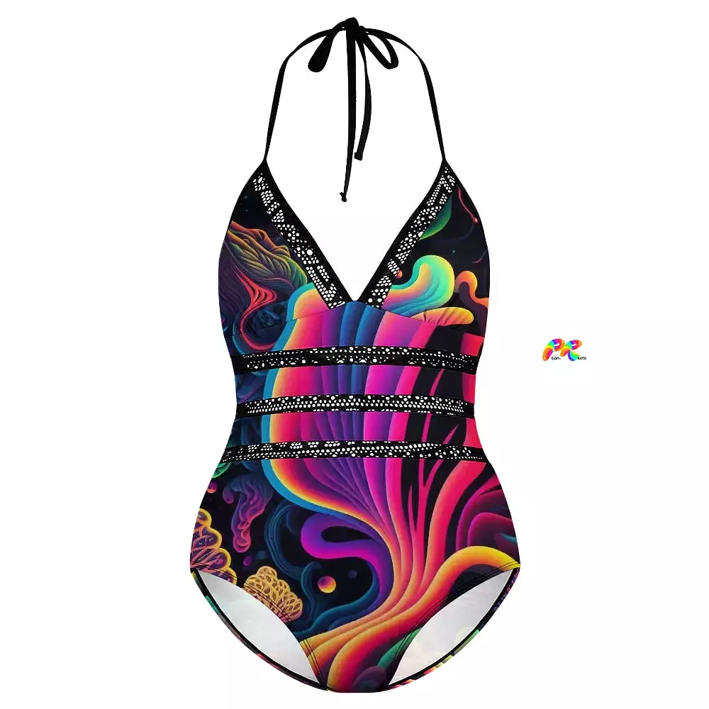 Underwater Flow Plus Size Swimsuit