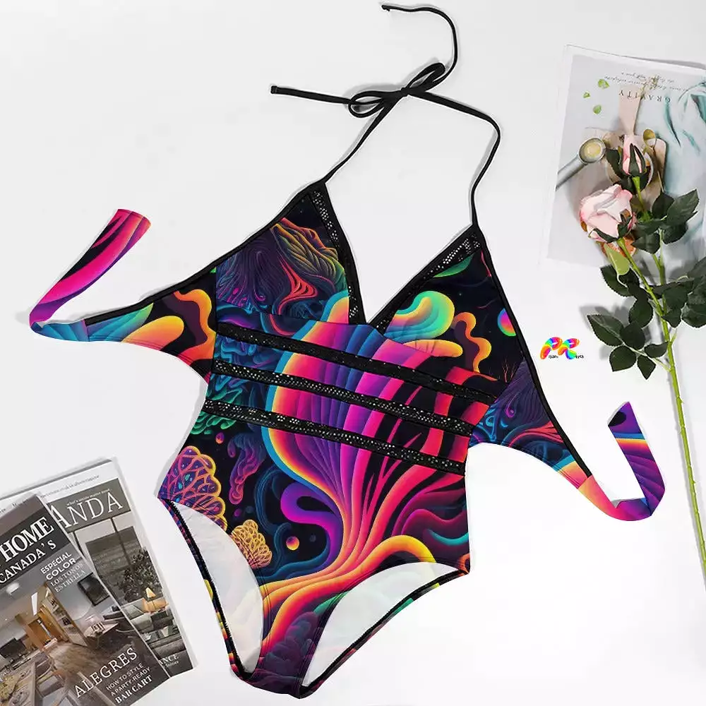 Underwater Flow Plus Size Swimsuit