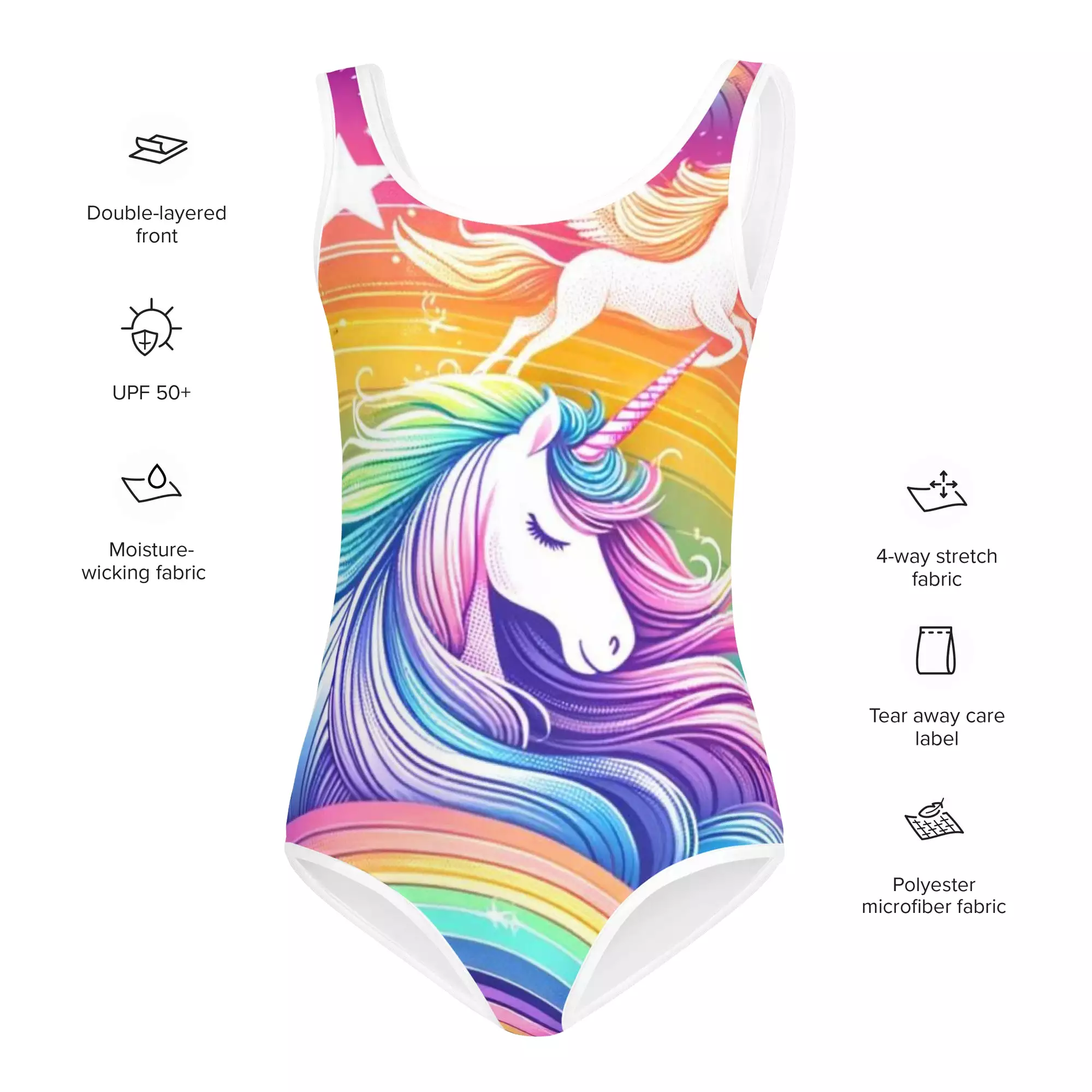 Unicorn Odyssey Girl's One Piece Swimsuit