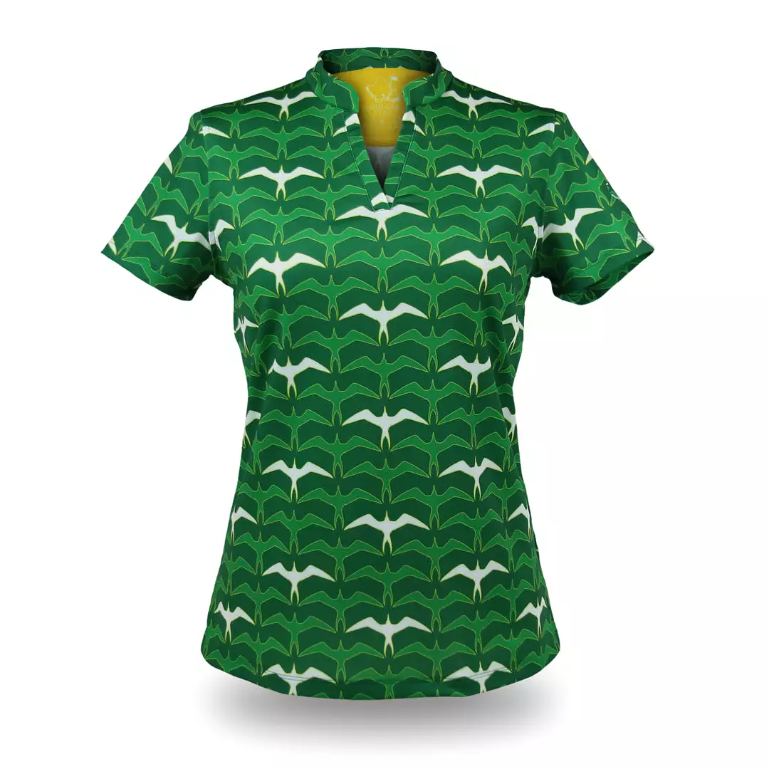 Wasters 3.0 Iwa Flock - OGA Women's Polo - Grass Green