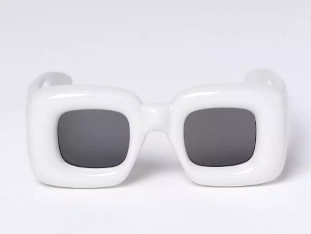 White Bubbly Type Sunglass S3210076