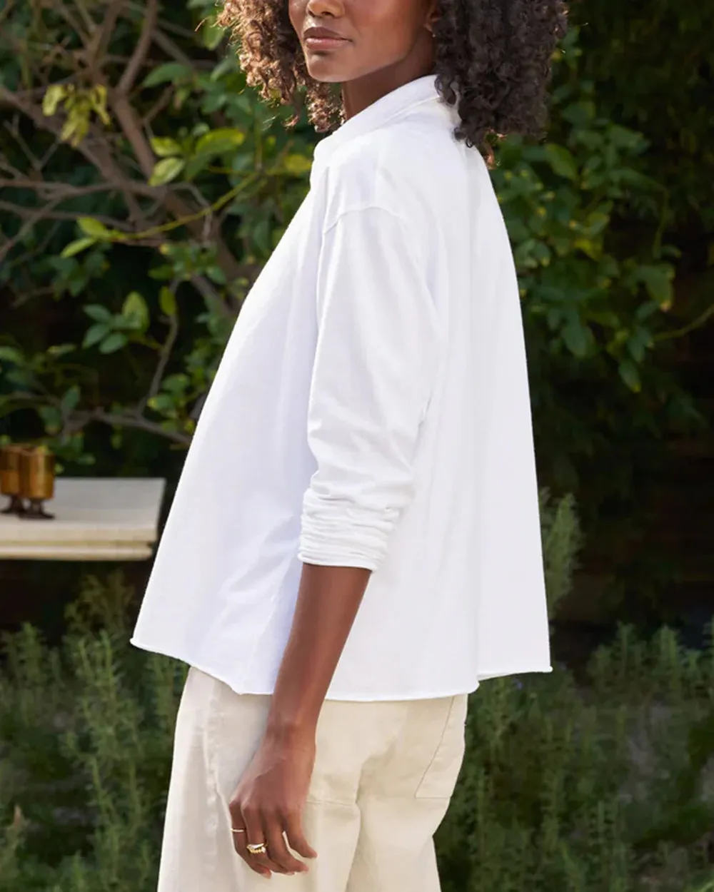 White Patrick Popover Henley