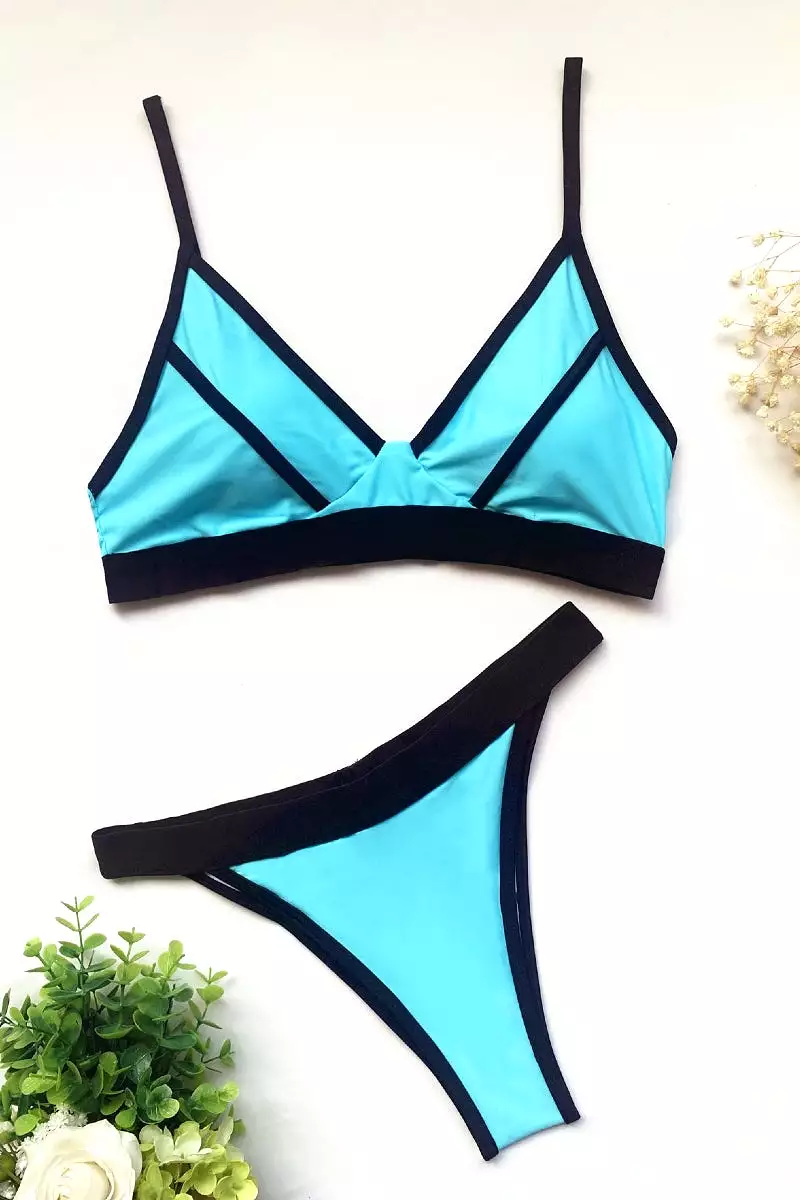 Women Two Piece Bikini Swimsuit Swimwear Swim Bathing Suit